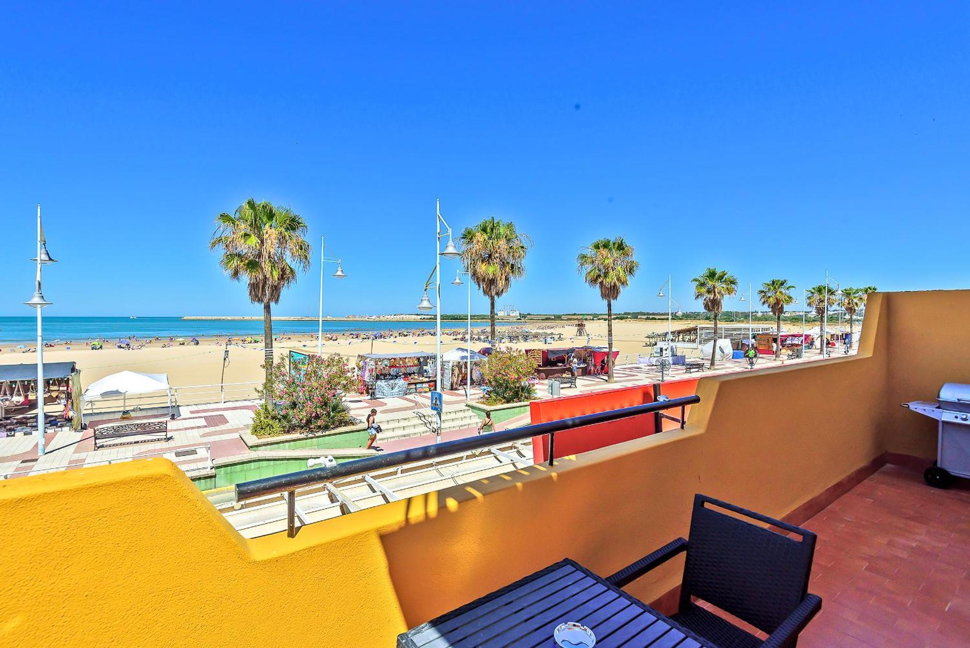 Beachfront Duplex 1ª Linea & Terraces Oceanfront El Puerto de Santa María Zewnętrze zdjęcie