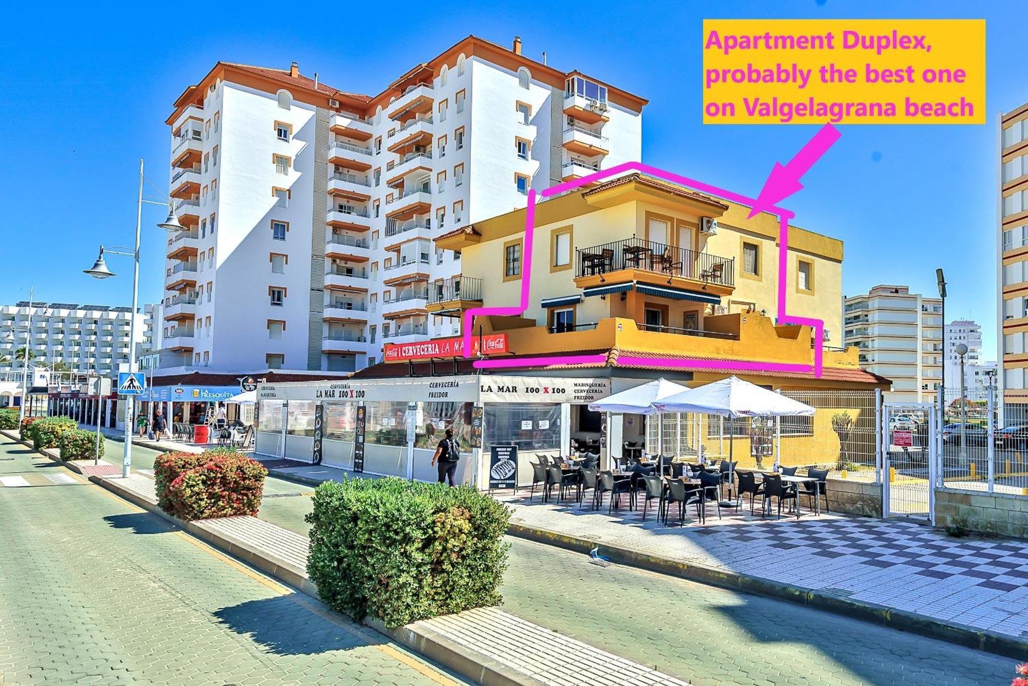 Beachfront Duplex 1ª Linea & Terraces Oceanfront El Puerto de Santa María Zewnętrze zdjęcie